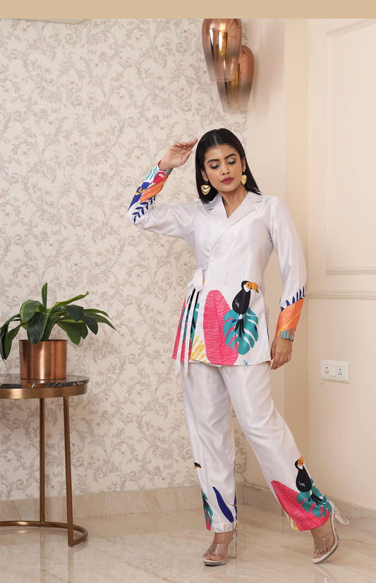 TOUCAN PRINTED CO-ORD SET
